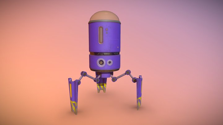 O2 Bot 3D Model