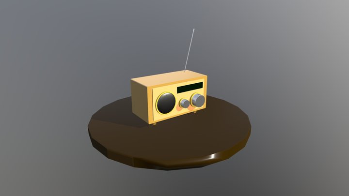 radio 3D Model
