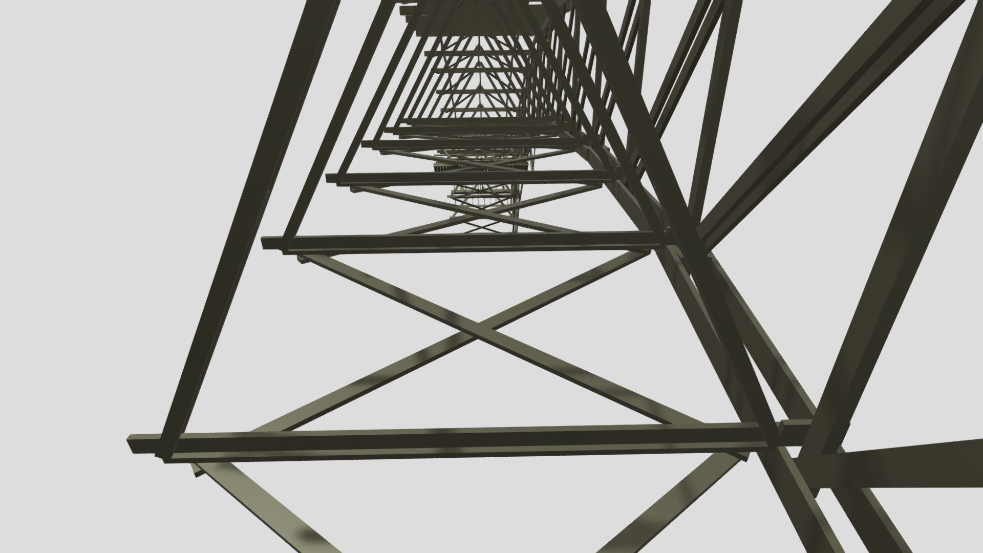 Moffett Field Hangar 3 Truss Detail — Sketchfab embed 3D viewer