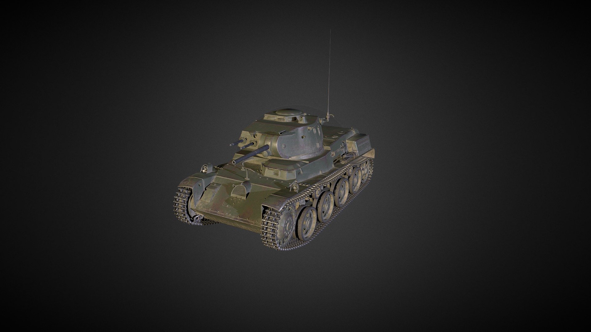 Strv m/38 - 3D model by Degit22 (@degit22) [1c50b0d] - Sketchfab