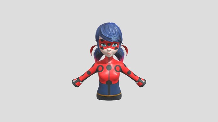 Ladybug Heroine 3D Model