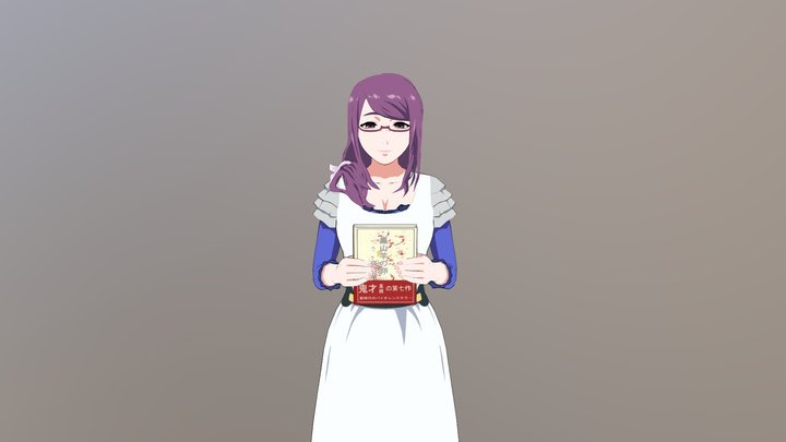 ‎Rize Kamishiro (神代 利世) | Tokyo Ghoul 3D Model