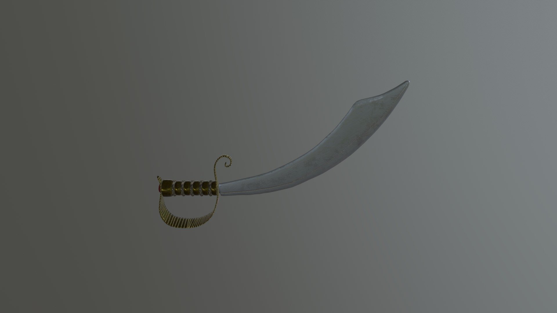 Pirate Sword - 3D model by Megarush [1c517cc] - Sketchfab