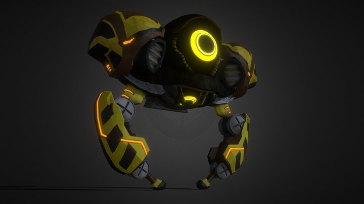 Skippy the Bot 3D Model