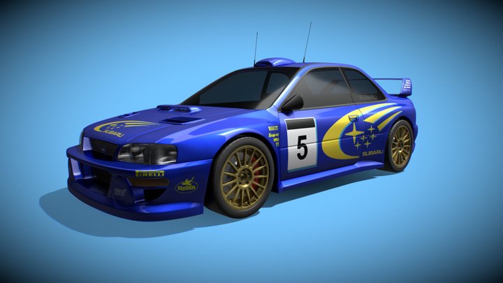Subaru Impreza WRC S5 3D Model