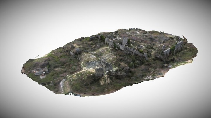 Stari grad Vrana 3D Model