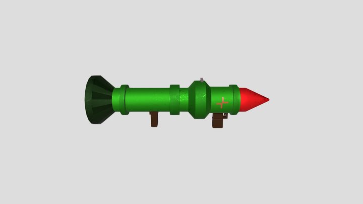 stylised rocket launcher 3D Model
