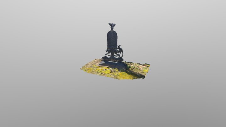 Charley Allen Headstone 3D Model