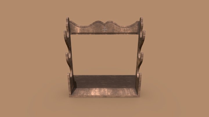 Weapon Rack 3D Model