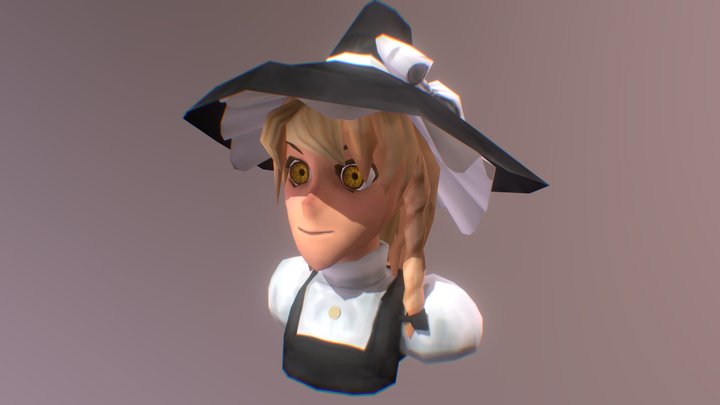 Kirisame Marisa 3D Model