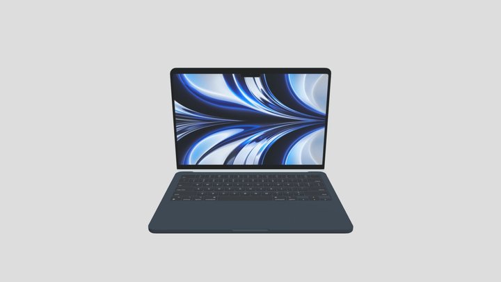 MacBook air m2 3D Model