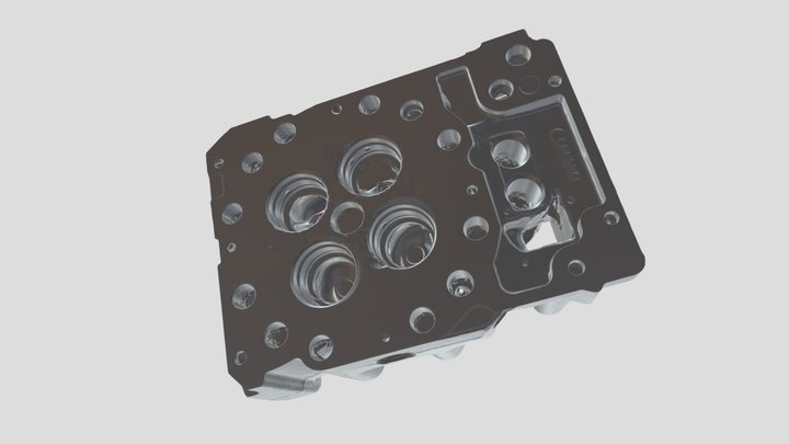 Cylinder Head Cummins3 3D Model