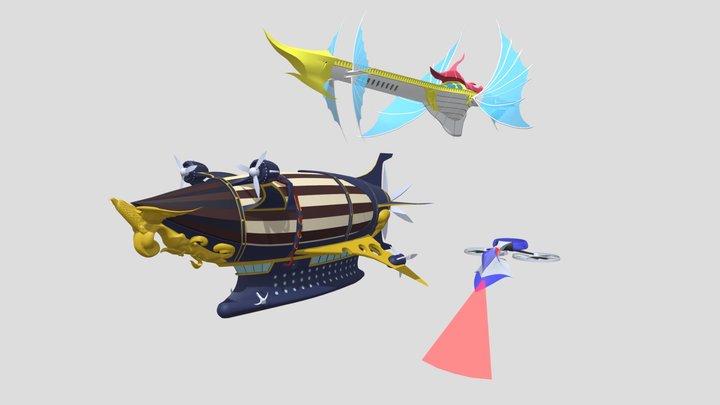 Aircrafts 3D Model