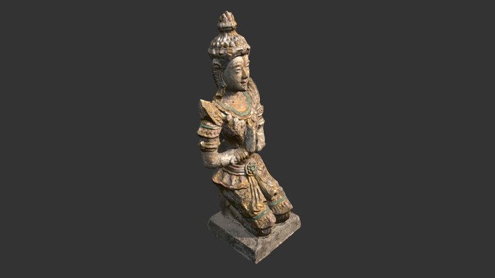 Pai Statue 3D Model