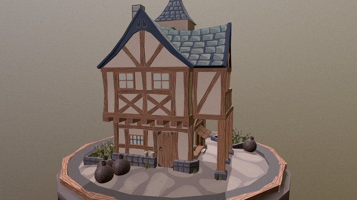 [Student Work] FILLET Lea - 15th century house 3D Model