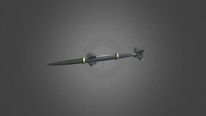 Missile (Low-Poly) 3D Model