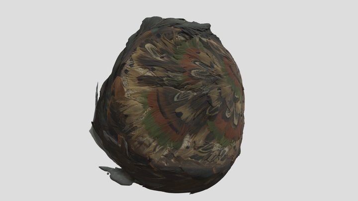 Feathered Hat CS.1950.249 Complete 3D Model