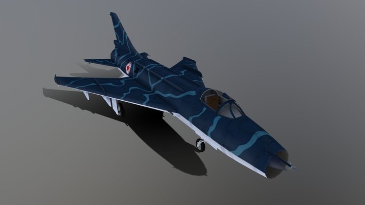 Sukhoi Su-7BMK (North Korea) – Free 3D Model STL