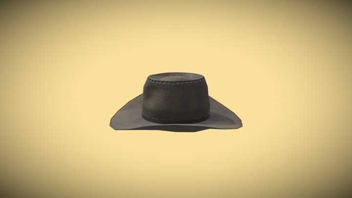 Stetson Hat 3D Model
