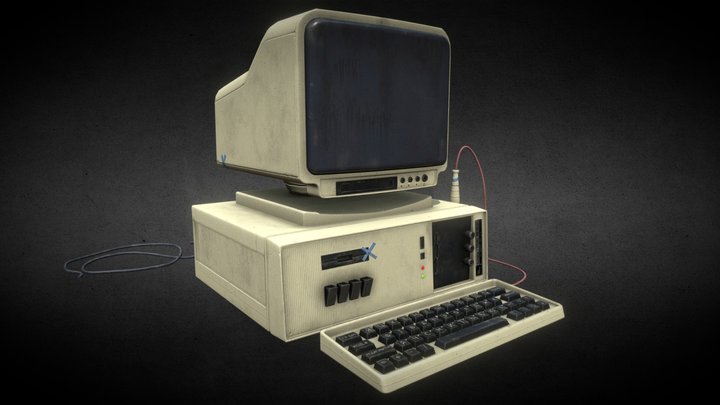 Abandoned Computer Terminal (Game Prop)