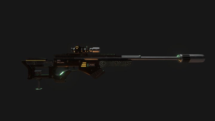 Sniper 3D Model