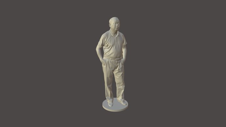 Man standing - AHUNGDUNG190mm 3D Model
