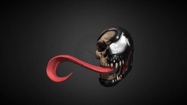 Venom Skull 3D Model