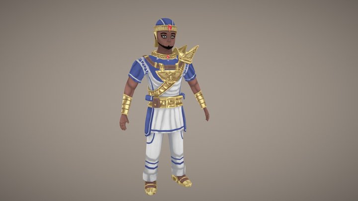 [Student Work] Sand Warrior 3D Model