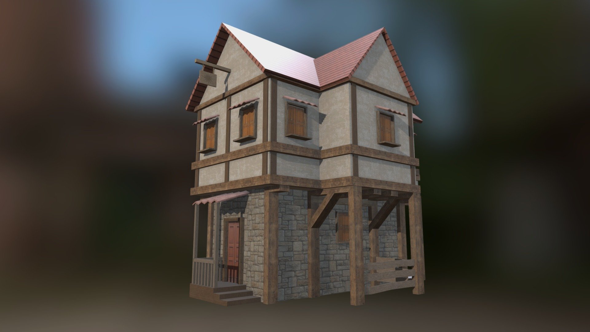 Building Mesh - Medieval Styled