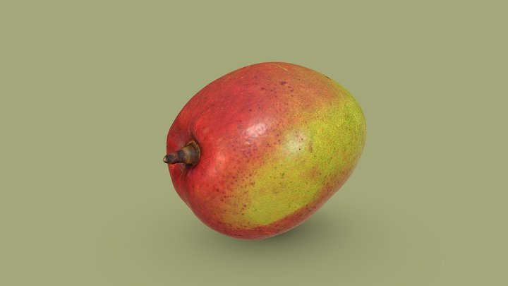 Colorful Mango 3D Model