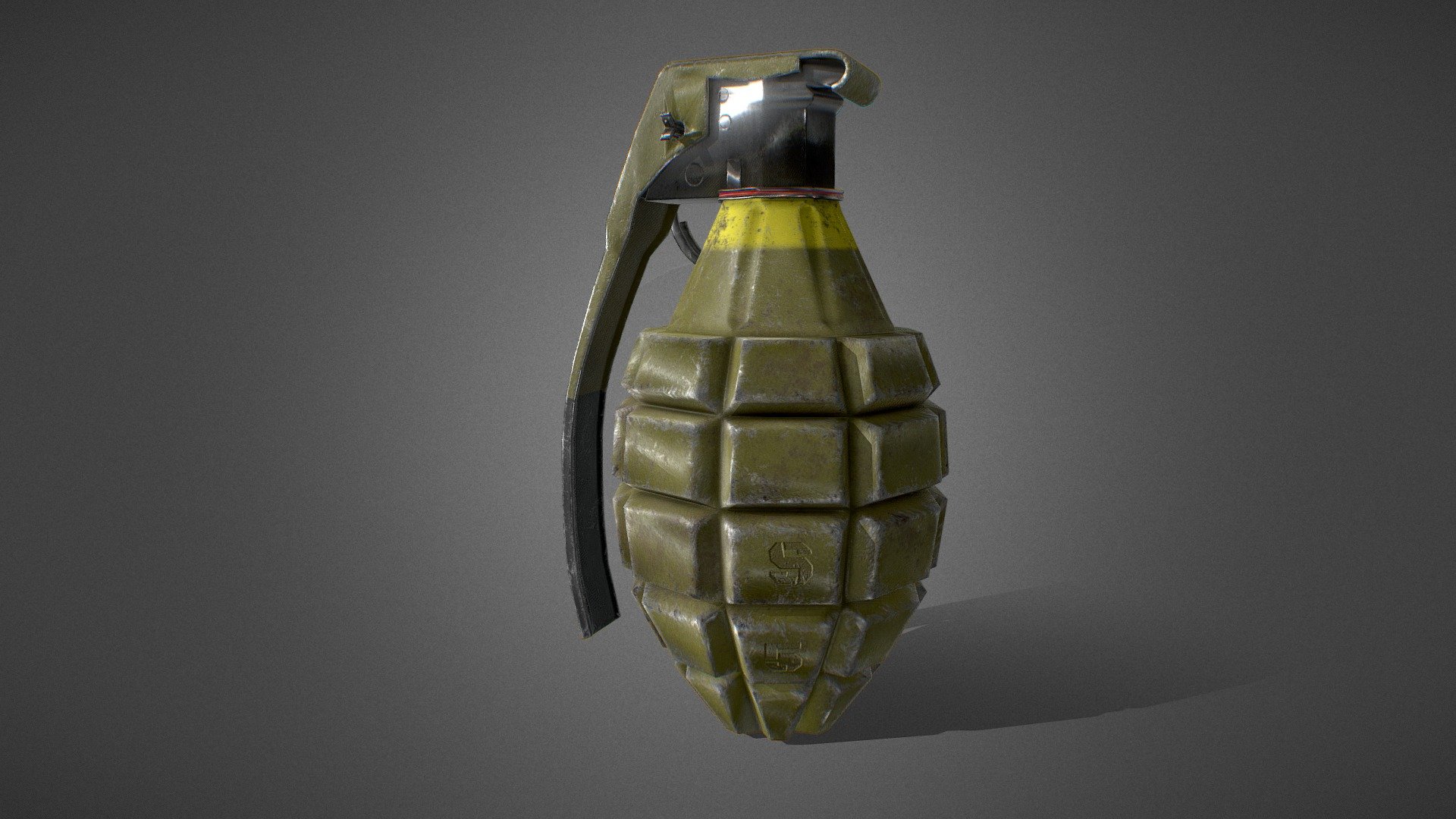 MK2 Grenade - 3D model by SoftGrooveDesign (@santirodero7) [1c5b4fd ...