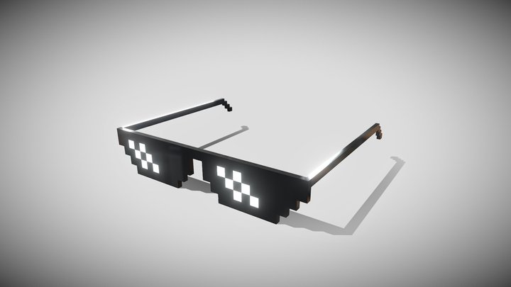 Deal with it glasses [Original] 3D Model