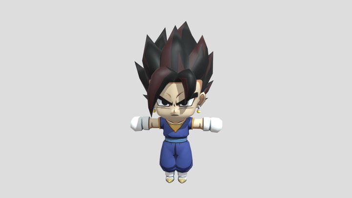 DRAGON BALL Fighter Z - Vegito Base Form 3D Model