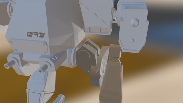 The 'Vulture' (Mechwarrior) 3D Model