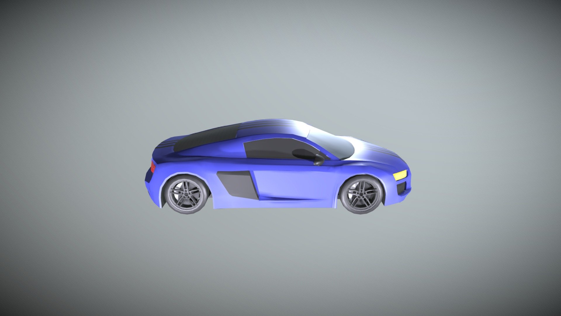 Blue Audi - 3D model by emillllllll (@emilyes) [1c5e123] - Sketchfab