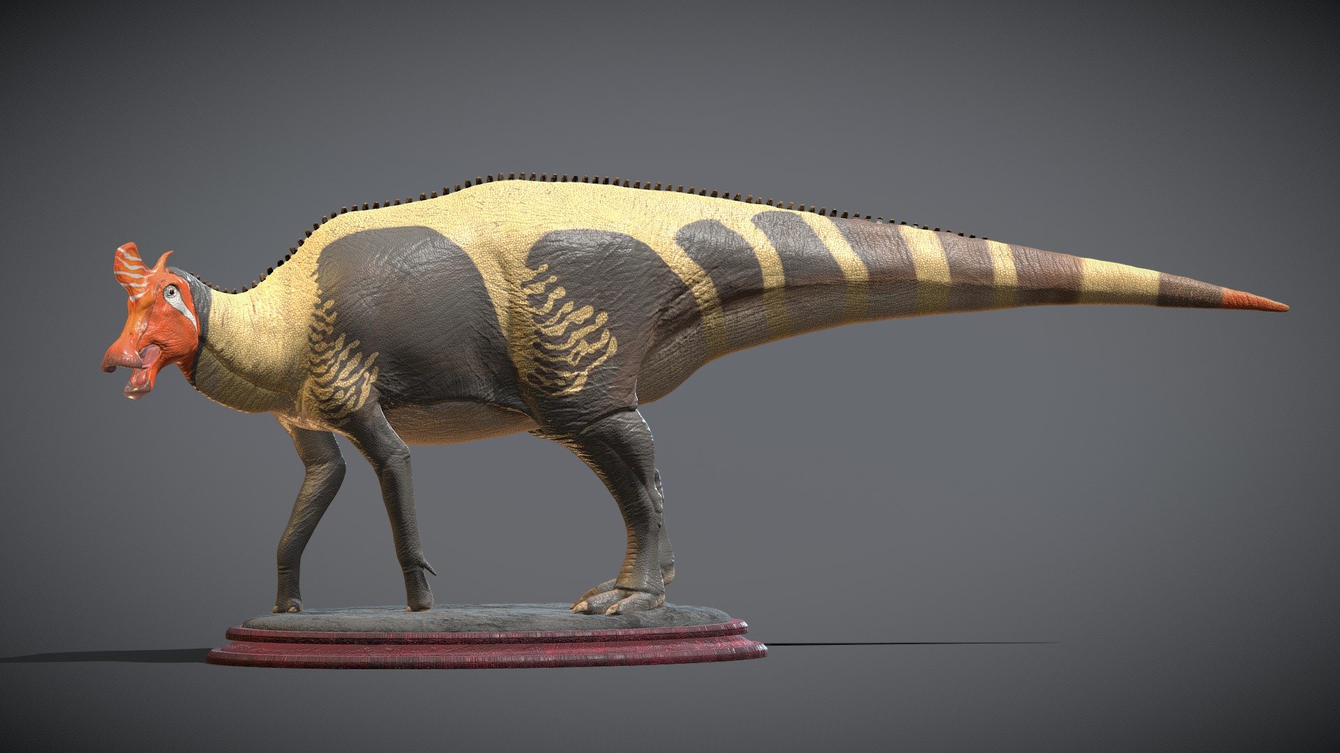 Lambeosaurus lambei - 3D model by vfb_paleoart (@vfbrugnola) [1c5e54e ...