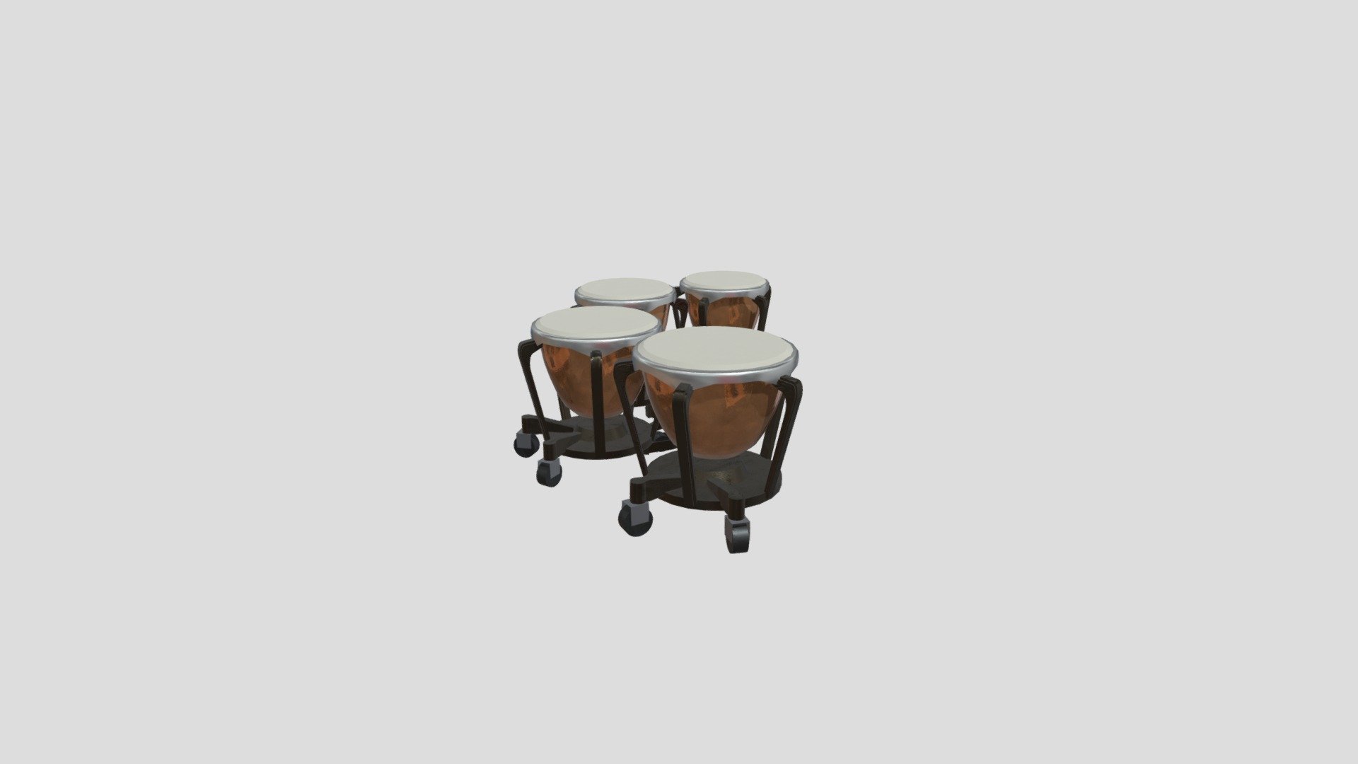 Timpani music instrument - 3D model by Alaa Said (@alaasaid) [1c5e654 ...