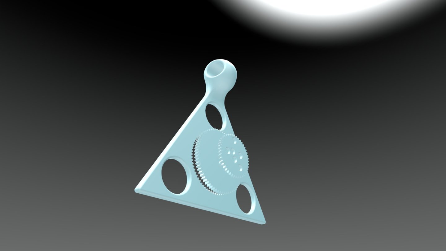 Triangle Spiro Pendant