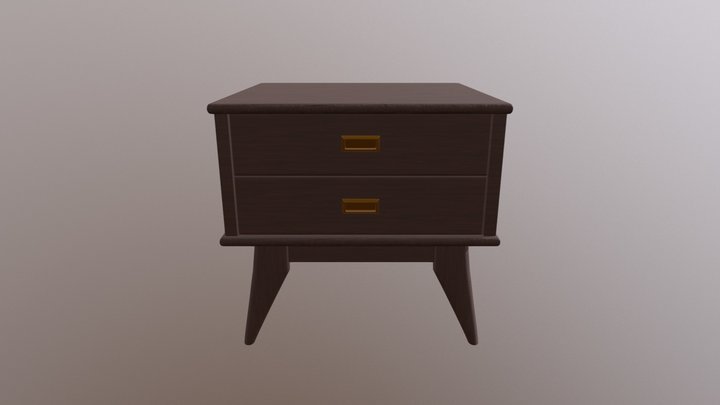 Draper Mid Century 3D Model