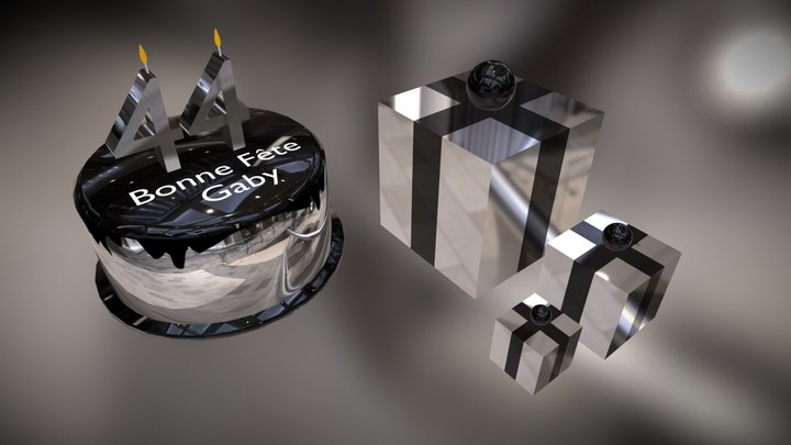 Bonne Fête Gaby Vaillancourt ≠ – Modèle 3D gratuit STL