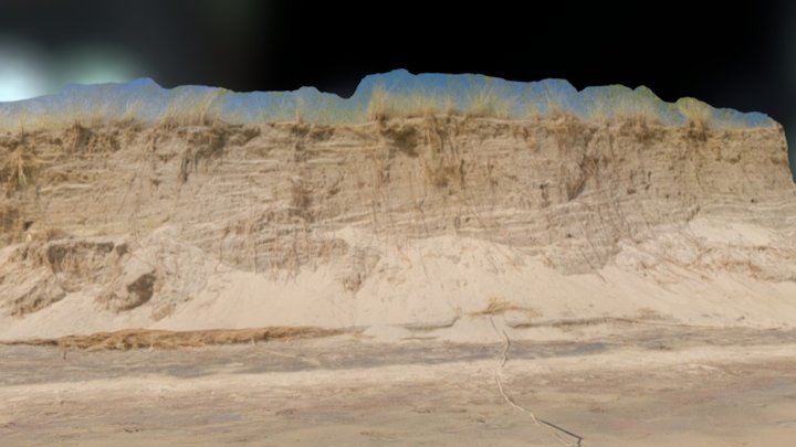 Sand cliffs 3D Model