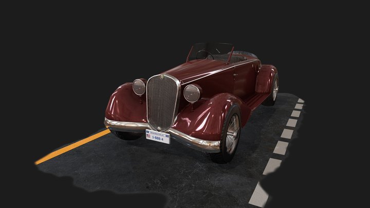 Alfa Romeo 6c 3D Model