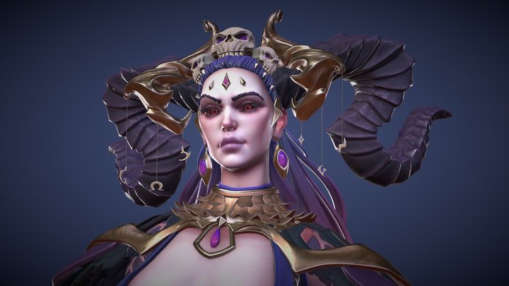 Mother of Dragons Nyx 3D Model