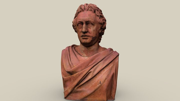 Johann Wolfgang von Goethe 3D Model