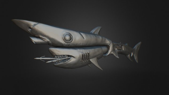 SharkGun 3D Model