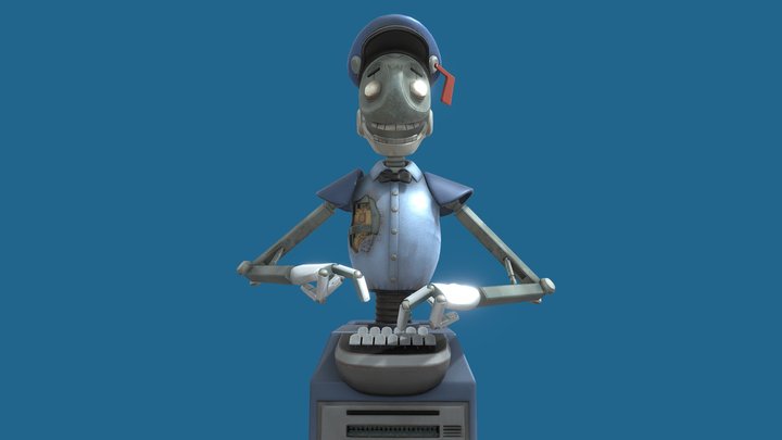 Fnaf SOTM DigiTyper – Free 3D Model STL