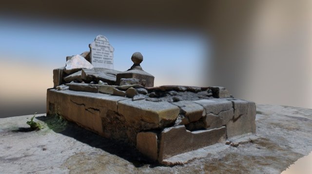 Grave of Elizabeth Crotty, Albury, NSW 3D Model