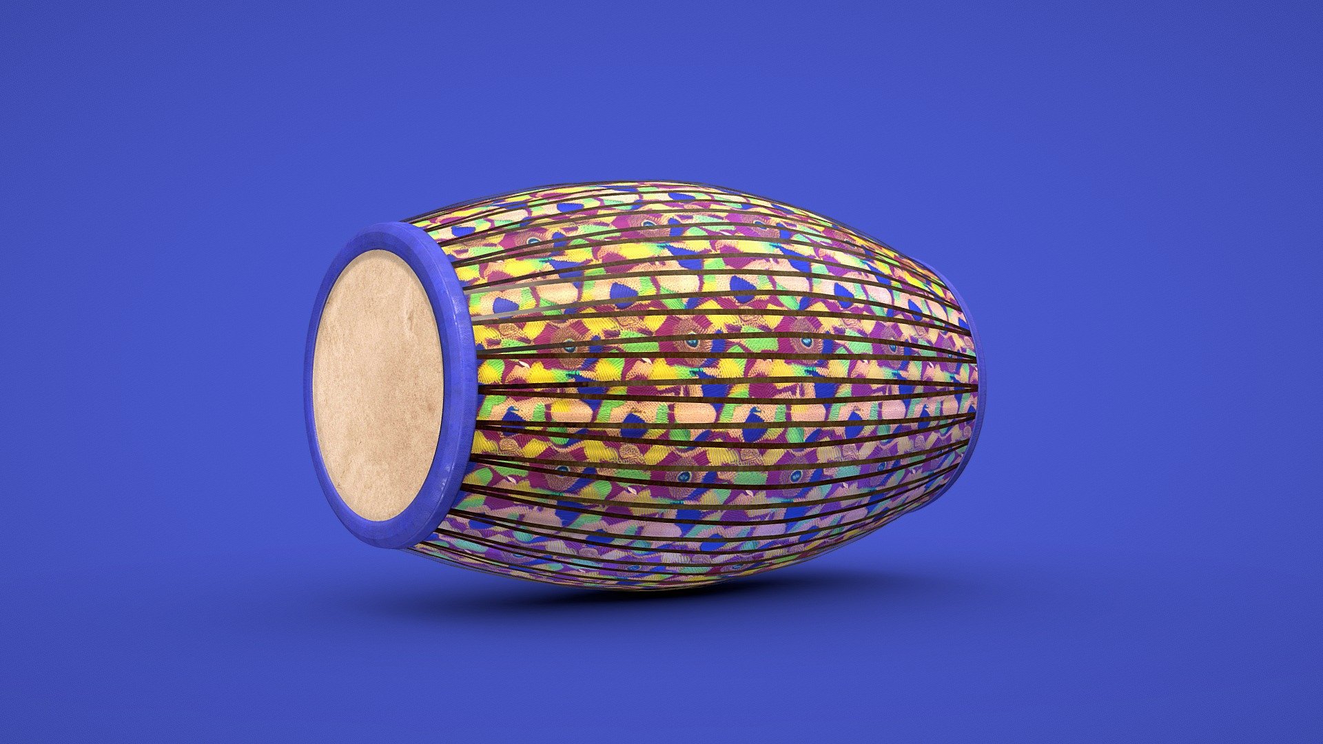 Dhol - 3D model by Sakib_Khondaker [1c62bc0] - Sketchfab