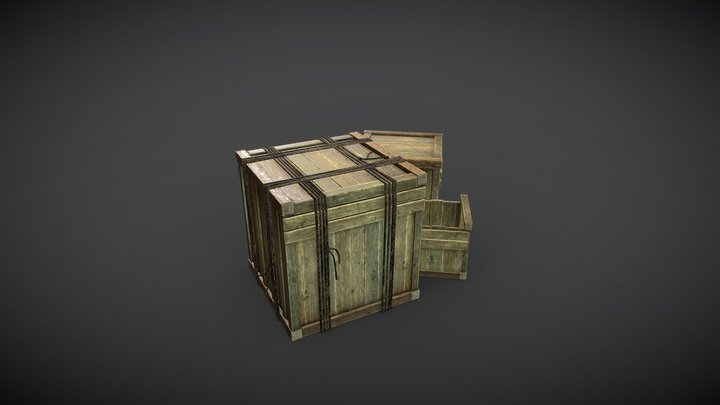 Expeditions: Rome - Cargo Crates 3D Model