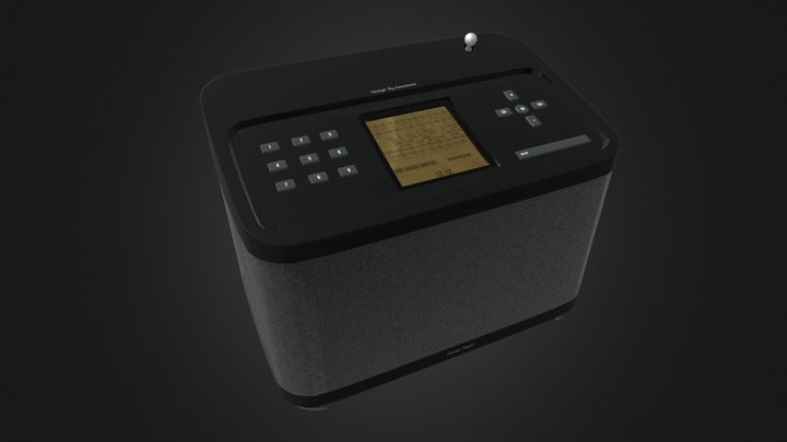 Metal radio without cable